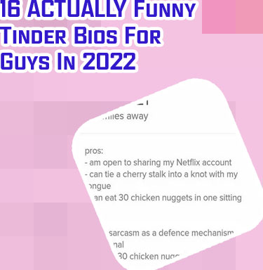 Funny lines for tinder bio